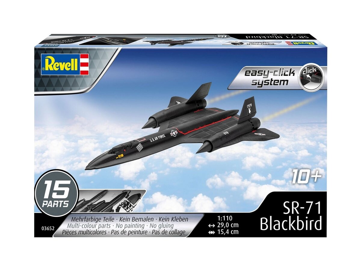 Набор моделей 1/110 /63652/ sr-71 черный дрозд Revell
Набор моделей 1/110 /63652/ sr-71 черный дрозд Revell
