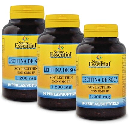 Соевый лецитин 1200 мг 90 жемчужин - упаковка из 3 шт. Nature Essential
Соевый лецитин 1200 мг 90 жемчужин - упаковка из 3 шт. Nature Essential
