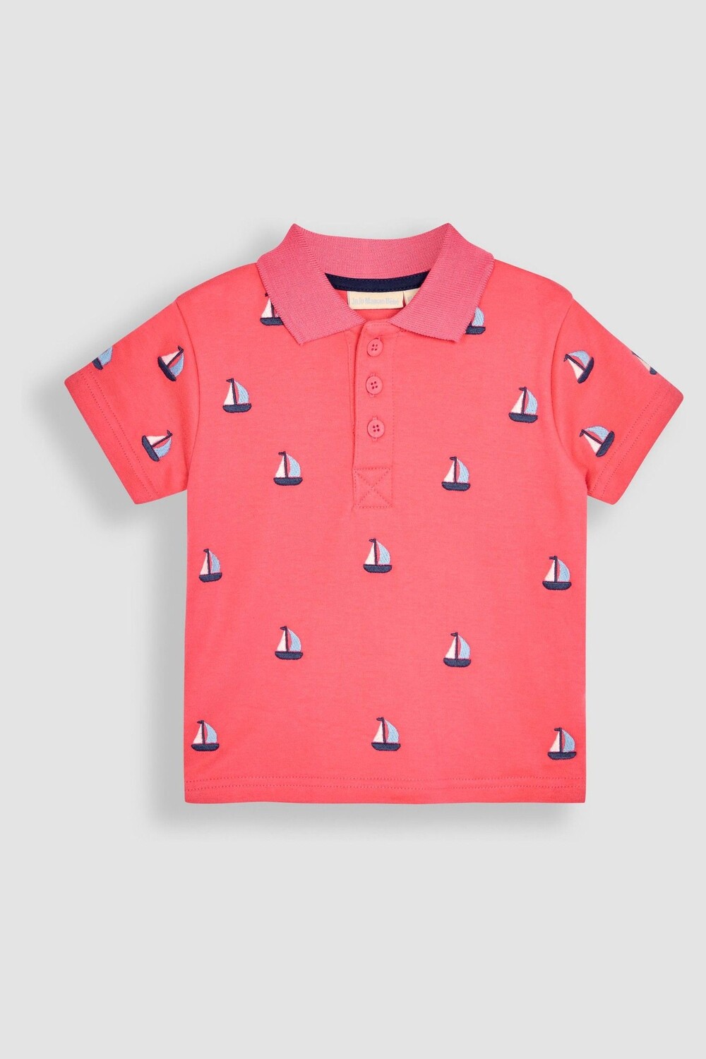 Рубашка-Поло с вышивкой Jojo Maman Bébé, розовый
Рубашка-Поло с вышивкой Jojo Maman Bébé, розовый