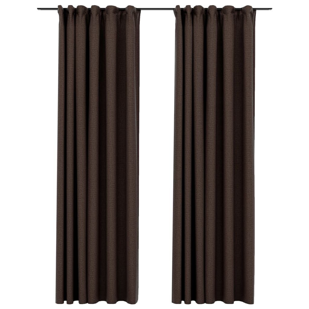VidaXL Крючки для плотных штор, имитация льна, 2 шт., темно-серый, 140x225 см, серо-коричневый
VidaXL Крючки для плотных штор, имитация льна, 2 шт., темно-серый, 140x225 см, серо-коричневый