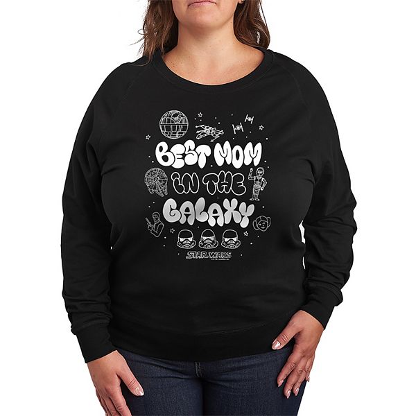 Футболка с длинным рукавом French Terry для лучшей мамы в галактике Plus Size Star Wars
Футболка с длинным рукавом French Terry для лучшей мамы в галактике Plus Size Star Wars