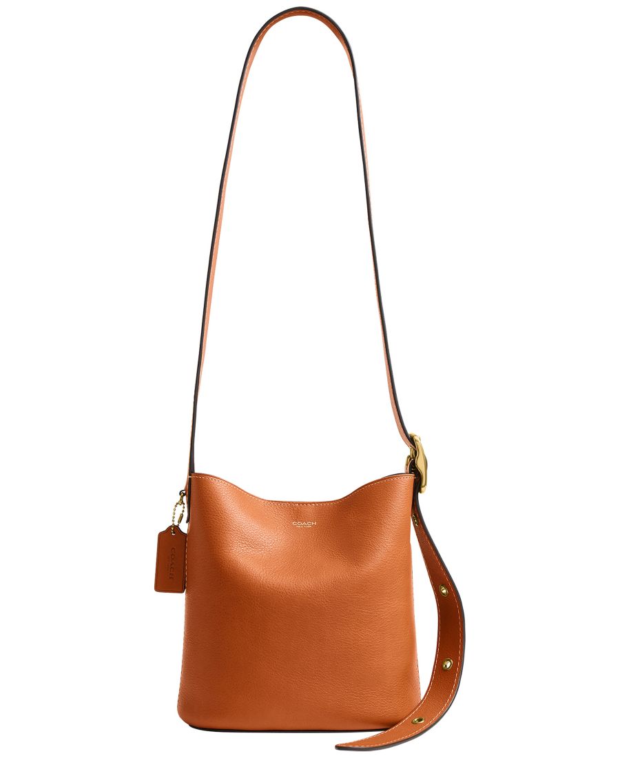 Маленькая кожаная сумка-ведро Bleecker 21 COACH, Brass/Toffee
Маленькая кожаная сумка-ведро Bleecker 21 COACH, Brass/Toffee