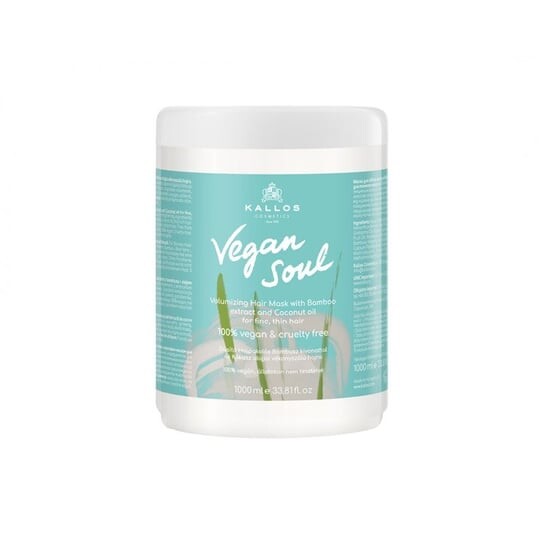 Веганская маска Kallos Soul Soul на 1 литр.
Веганская маска Kallos Soul Soul на 1 литр.