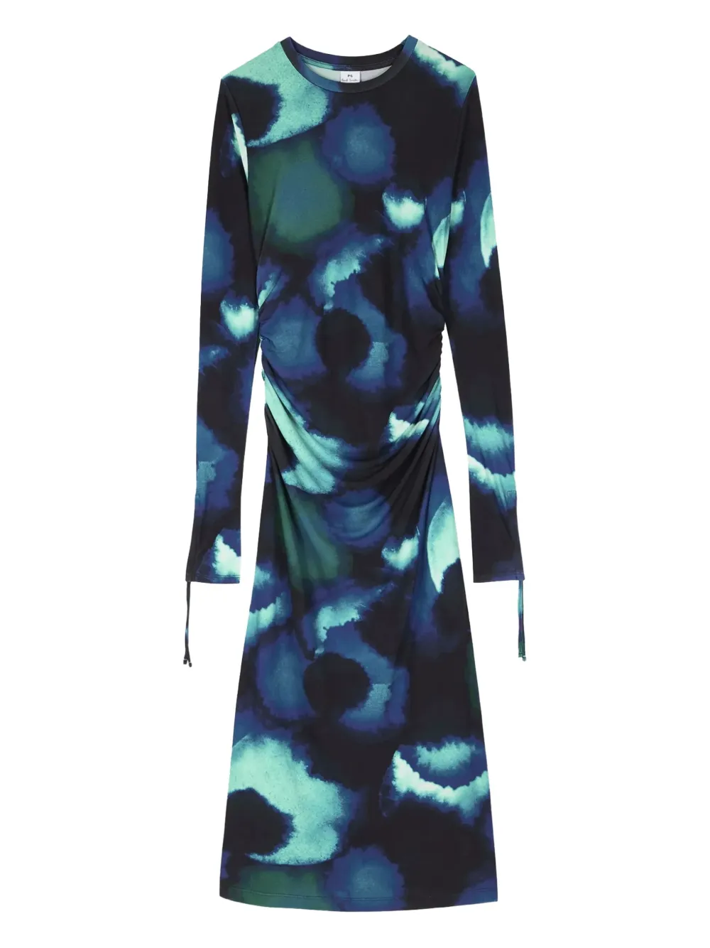 Платье миди с абстрактным принтом PS Paul Smith, синий
Платье миди с абстрактным принтом PS Paul Smith, синий