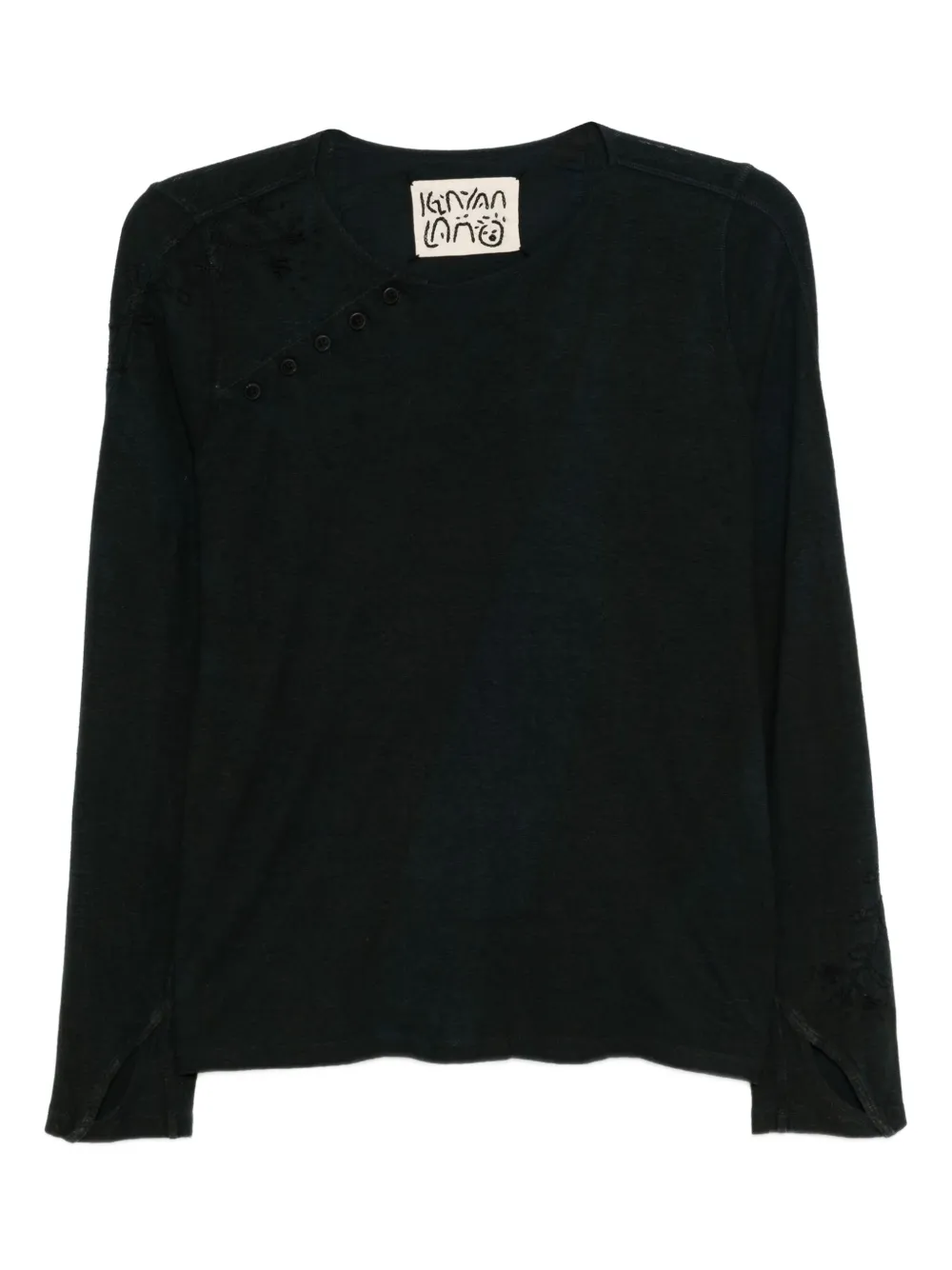 Топ с косым воротником Kinyan Lam, синий
Топ с косым воротником Kinyan Lam, синий