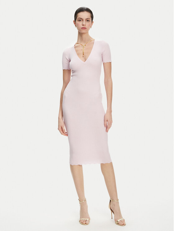 Облегающее трикотажное платье AM-53S-51E2 Elisabetta Franchi, розовый
Облегающее трикотажное платье AM-53S-51E2 Elisabetta Franchi, розовый