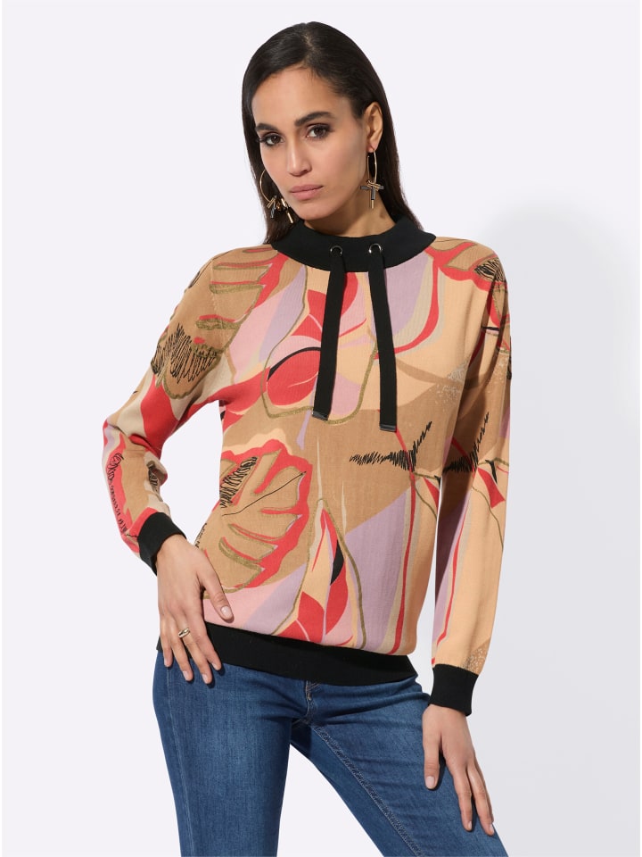 Свитер с длинными рукавами с бежево-абрикосовым принтом creation L
Свитер с длинными рукавами с бежево-абрикосовым принтом creation L