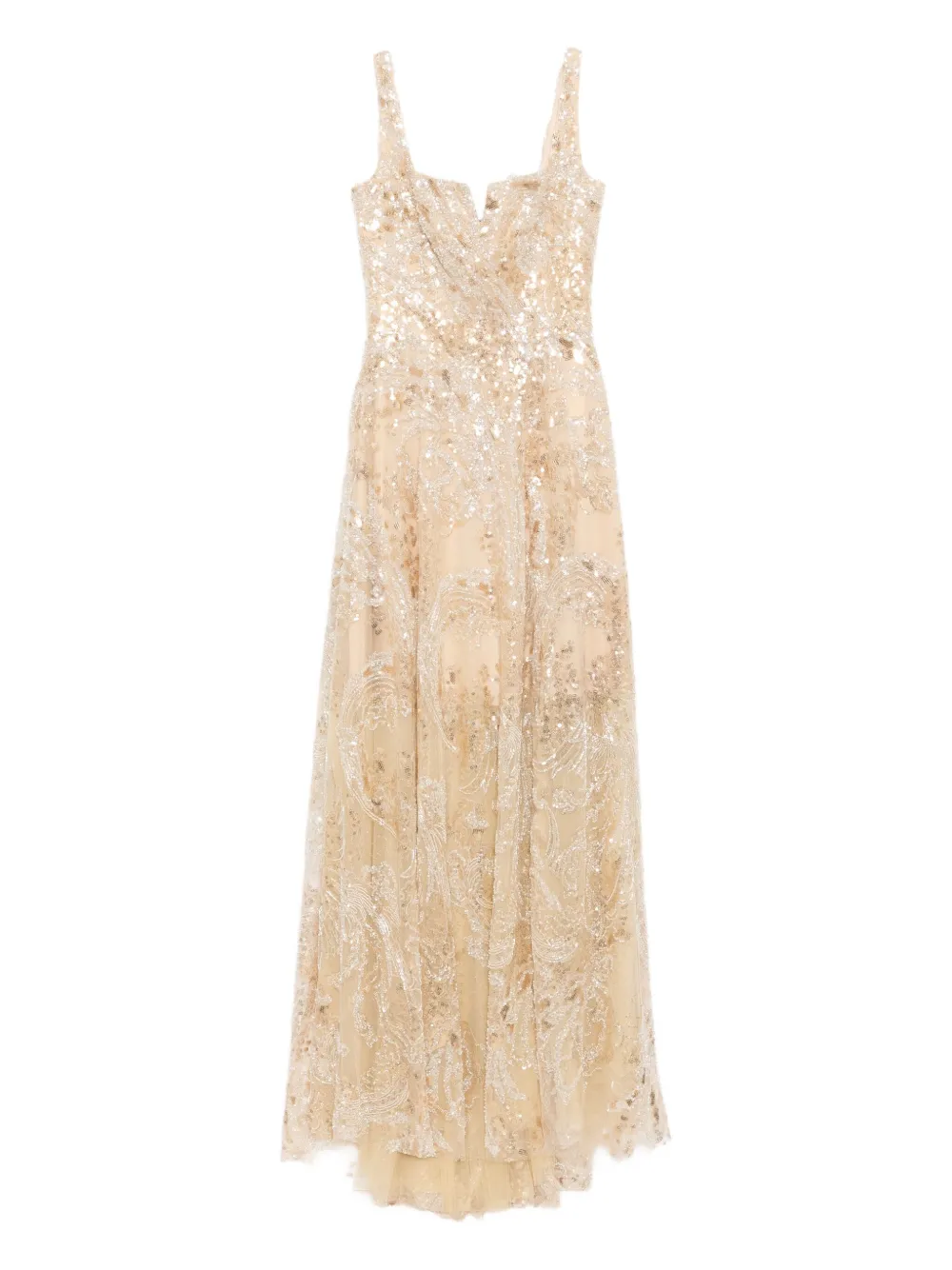 Длинное платье, украшенное пайетками Saiid Kobeisy, нейтральный
Длинное платье, украшенное пайетками Saiid Kobeisy, нейтральный