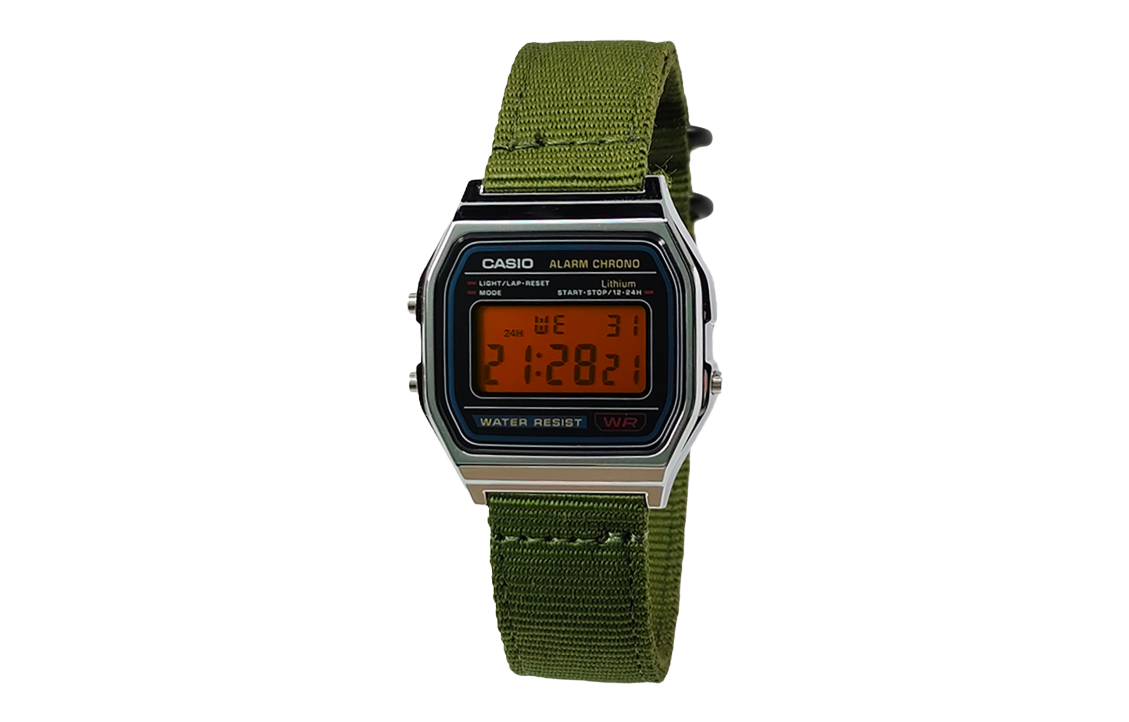 CASIO Мужские часы Retrofit Series с кварцевым механизмом и нейлоновым ремешком, черный циферблат
CASIO Мужские часы Retrofit Series с кварцевым механизмом и нейлоновым ремешком, черный циферблат