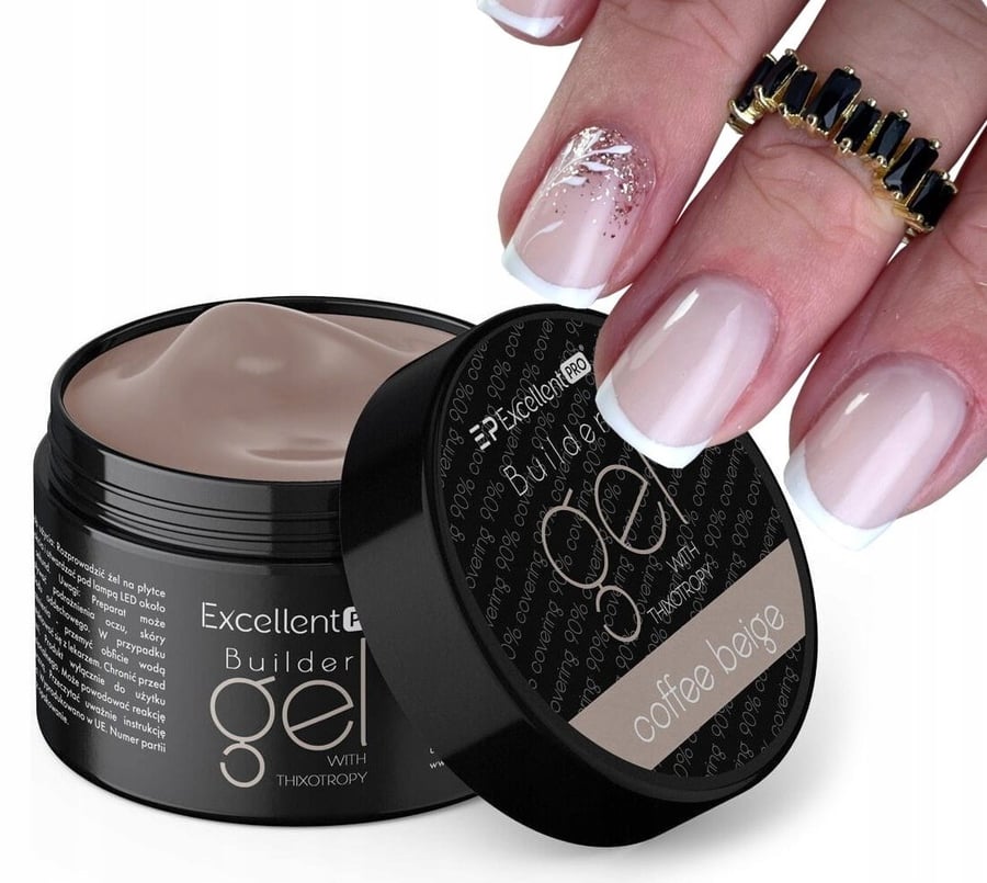 Excellent Pro Builder Gel Строительный гель с тиксотропией бежевый кофейно-бежевый 15 г
Excellent Pro Builder Gel Строительный гель с тиксотропией бежевый кофейно-бежевый 15 г