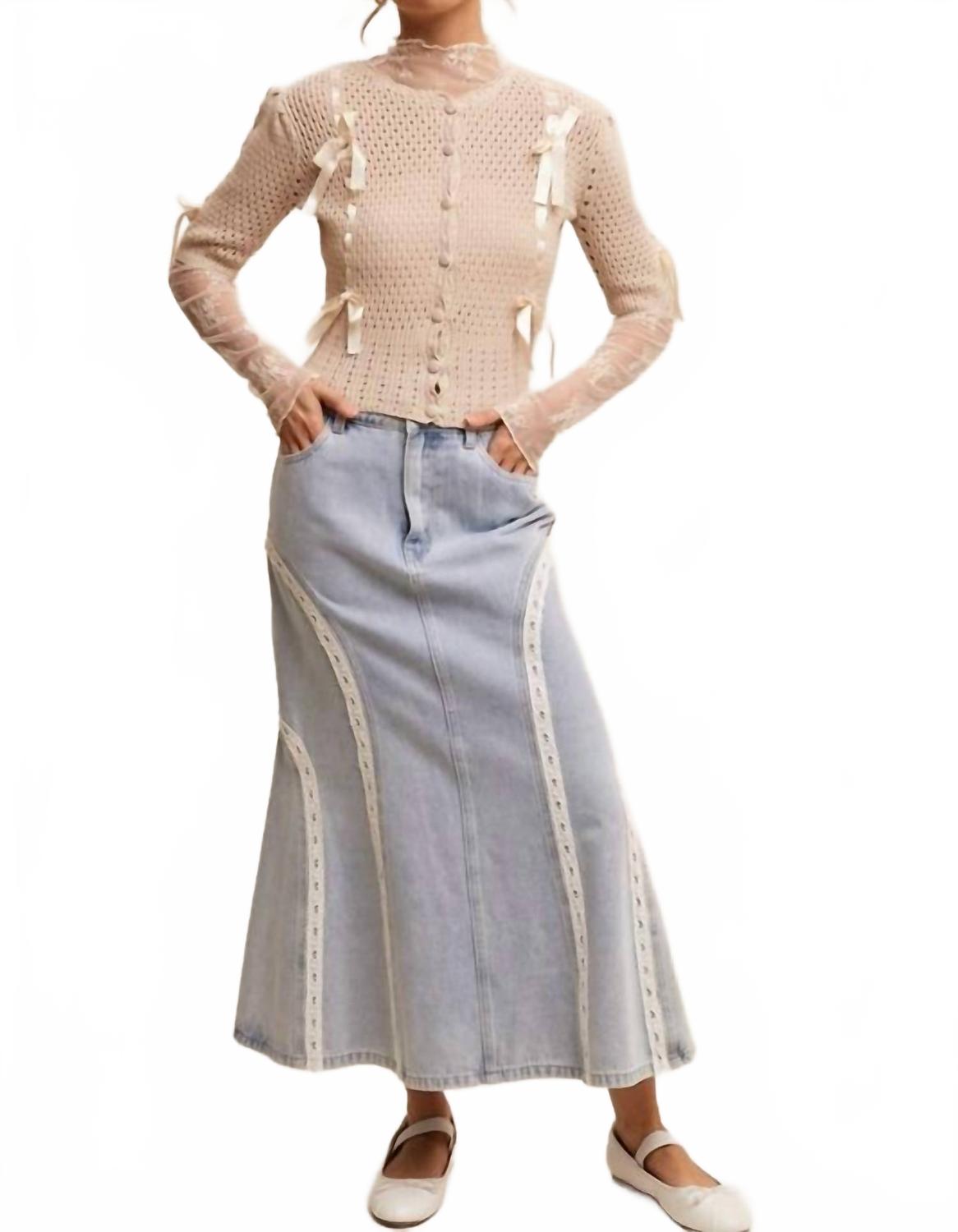 Пастельный вязаный кардиган с атласными бантами в цвете экрю Listicle, Ecru
Пастельный вязаный кардиган с атласными бантами в цвете экрю Listicle, Ecru