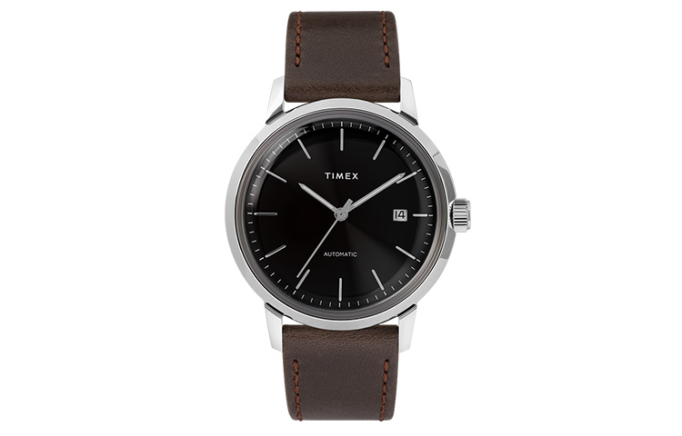 Timex Наручные часы с автоматическим механическим механизмом, кожаным ремешком, черным циферблатом, мужские часы
Timex Наручные часы с автоматическим механическим механизмом, кожаным ремешком, черным циферблатом, мужские часы