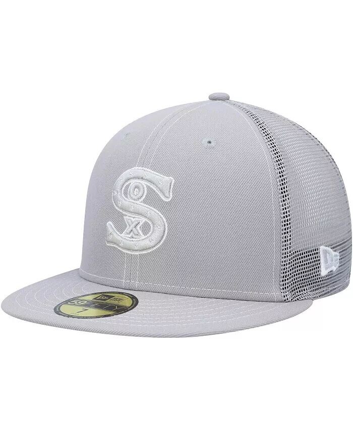 Мужская серая кепка Chicago White Sox 2023 для тренировок на поле 59FIFTY New Era
Мужская серая кепка Chicago White Sox 2023 для тренировок на поле 59FIFTY New Era