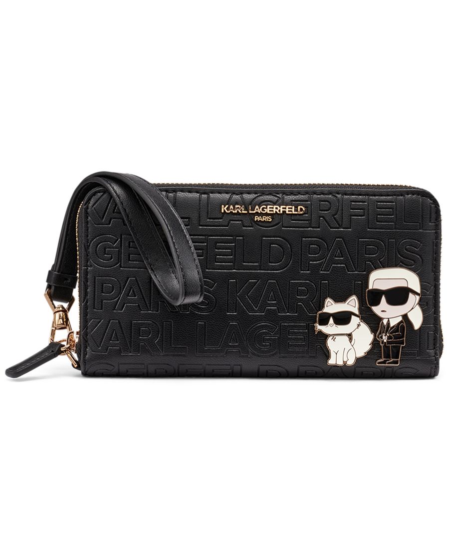 Кошелек на молнии Meribel Top Zip Wallet KARL LAGERFELD PARIS, Black/Gold
Кошелек на молнии Meribel Top Zip Wallet KARL LAGERFELD PARIS, Black/Gold
