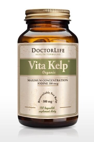 Doctor Life, Vita Kelp Organic, органический йод 500 мг, 150 капсул
Doctor Life, Vita Kelp Organic, органический йод 500 мг, 150 капсул