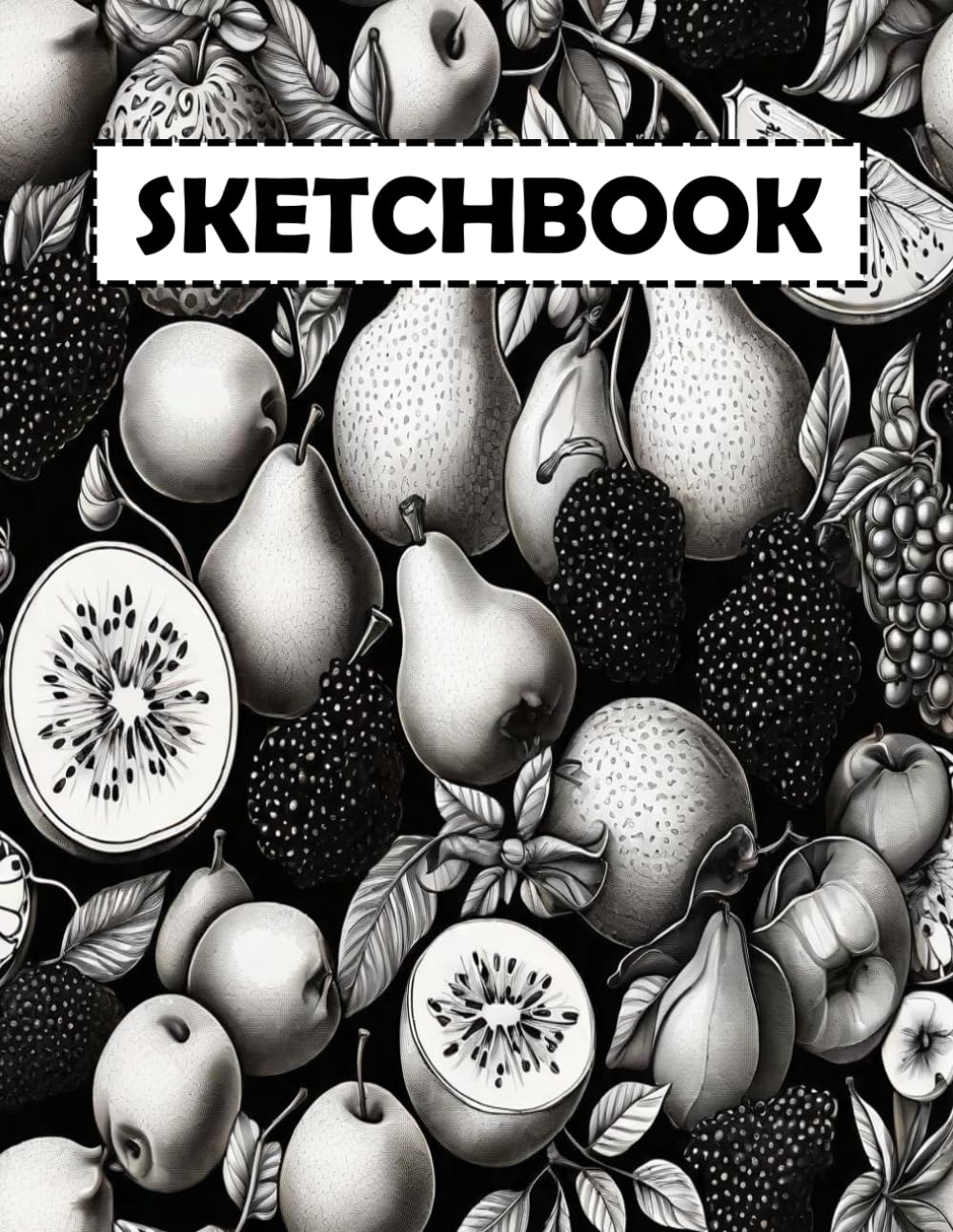 Sketchbook: Notebook for Drawing, Writing, Painting and Doodle, 120 Pages, 8.5 x 11 (Black and White Fruits Series Cover, Volume 2) (Spanish Edition) (Independently published)
Sketchbook: Notebook for Drawing, Writing, Painting and Doodle, 120 Pages, 8.5 x 11 (Black and White Fruits Series Cover, Volume 2) (Spanish Edition) (Independently published)