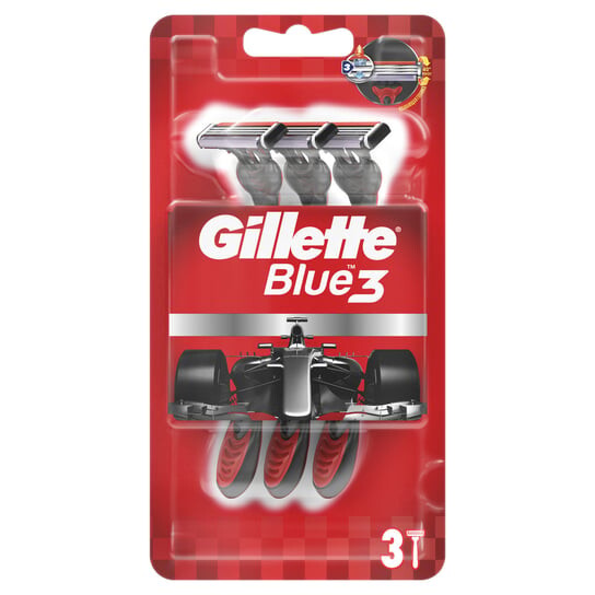 Одноразовые мужские бритвы, 3 шт. Gillette Blue3
Одноразовые мужские бритвы, 3 шт. Gillette Blue3