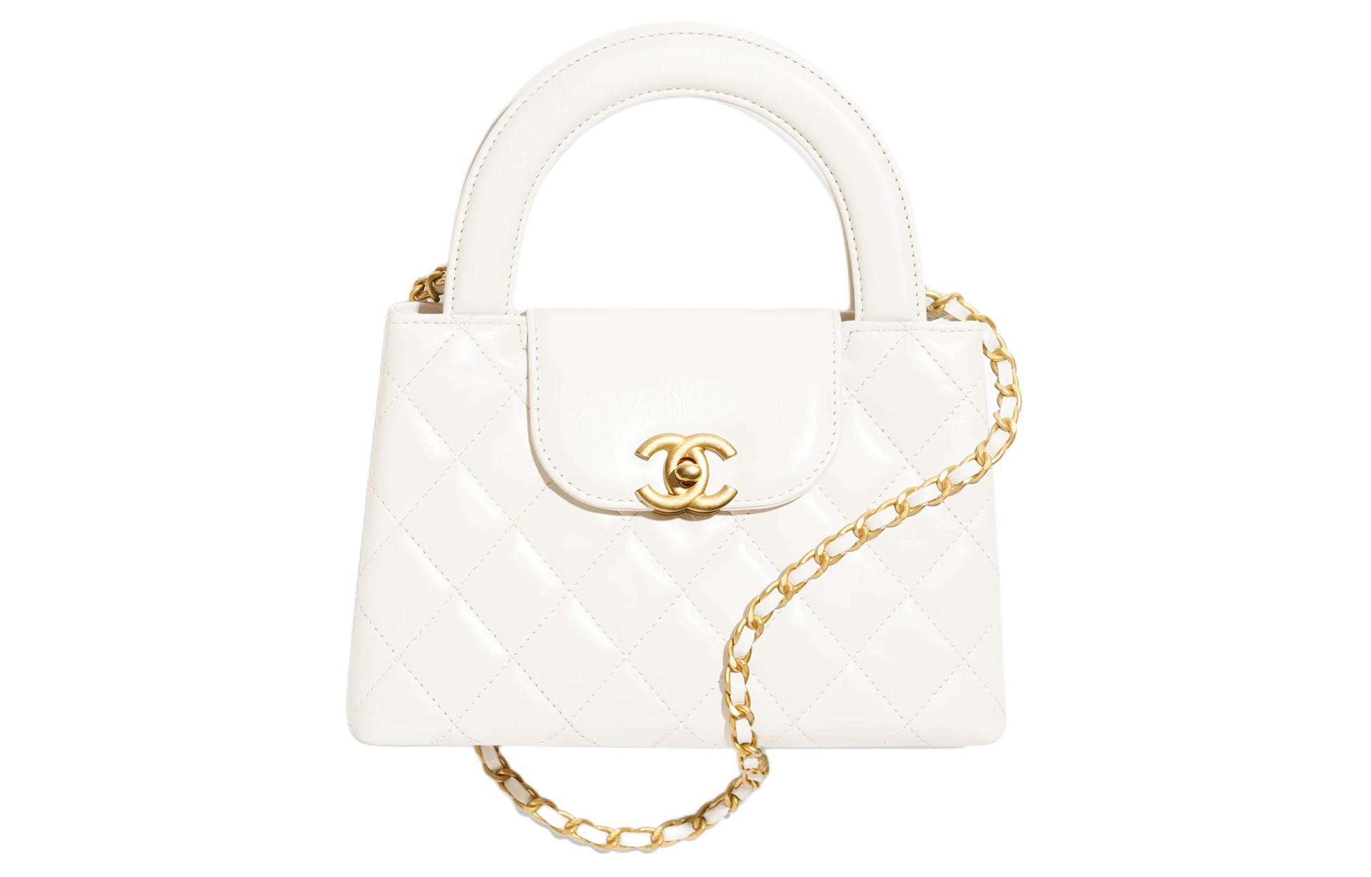 Гладкая кожаная сумка через плечо из коровьей кожи, миниатюрная женская сумка белый CHANEL
Гладкая кожаная сумка через плечо из коровьей кожи, миниатюрная женская сумка белый CHANEL
