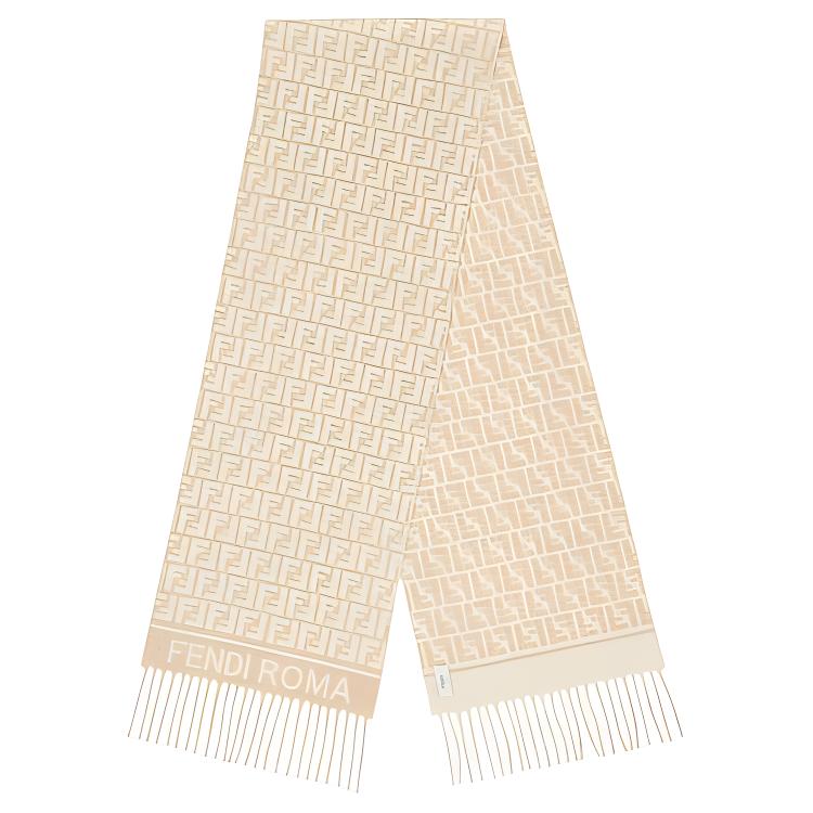 FENDI Вязаный шарф женский желтый, Beige
FENDI Вязаный шарф женский желтый, Beige