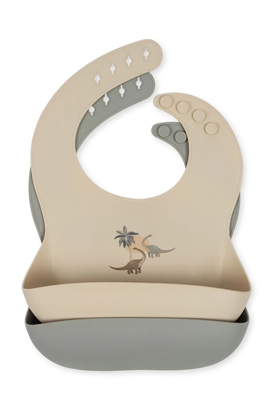 Двусторонний детский нагрудник, 2 шт., силиконовый, 2 шт. Konges Sløjd, бежевый
Двусторонний детский нагрудник, 2 шт., силиконовый, 2 шт. Konges Sløjd, бежевый