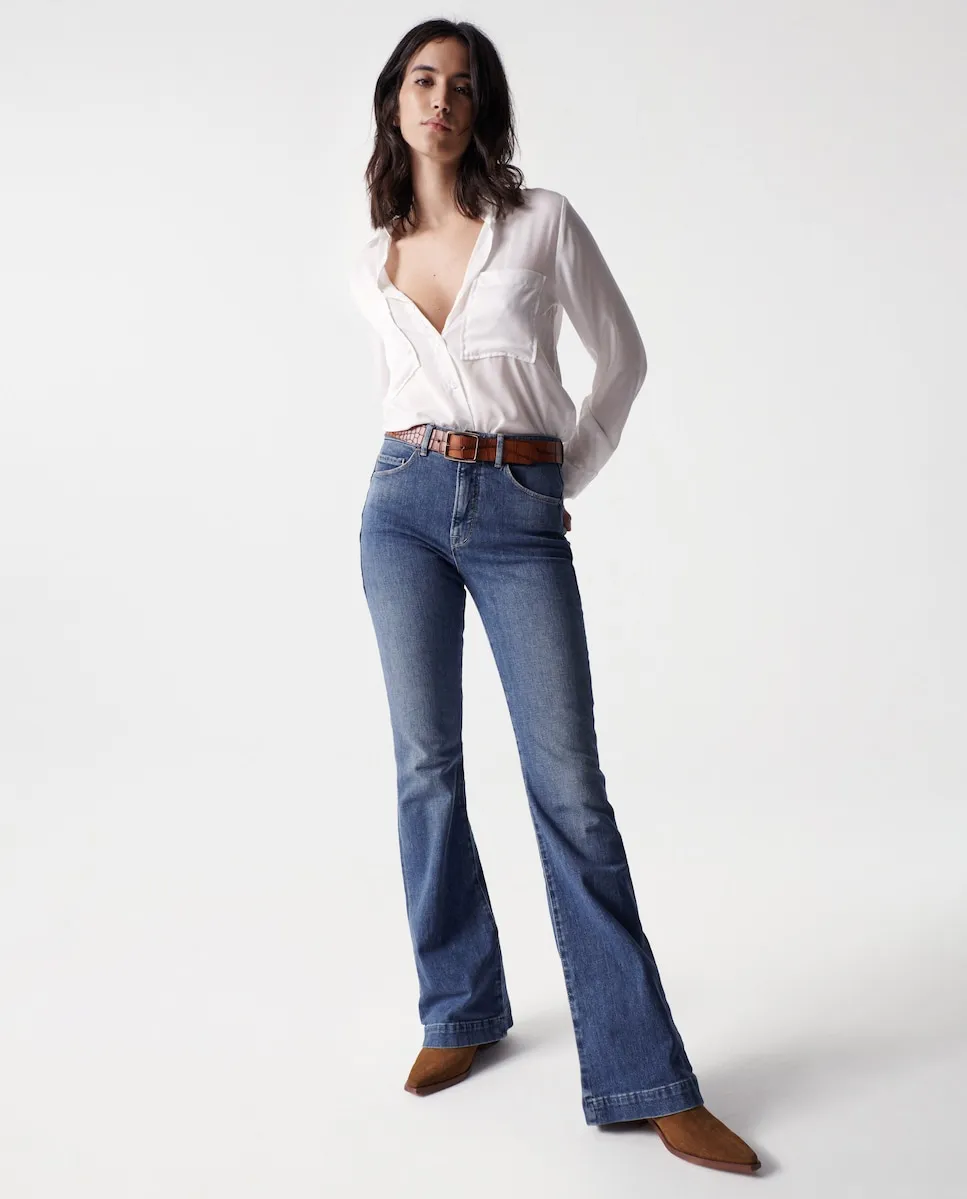 Расклешенные женские джинсы Faith Push In Flare Salsa Jeans, синий
Расклешенные женские джинсы Faith Push In Flare Salsa Jeans, синий