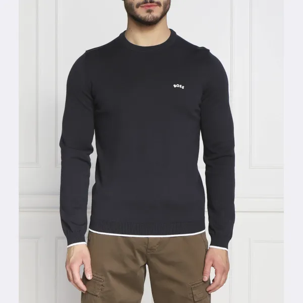 Свитер Rallo обычного кроя Boss, синий 
Свитер Rallo обычного кроя Boss, синий