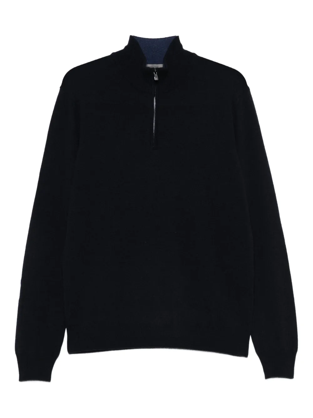 Джемпер с высоким воротником на молнии Corneliani, синий
Джемпер с высоким воротником на молнии Corneliani, синий