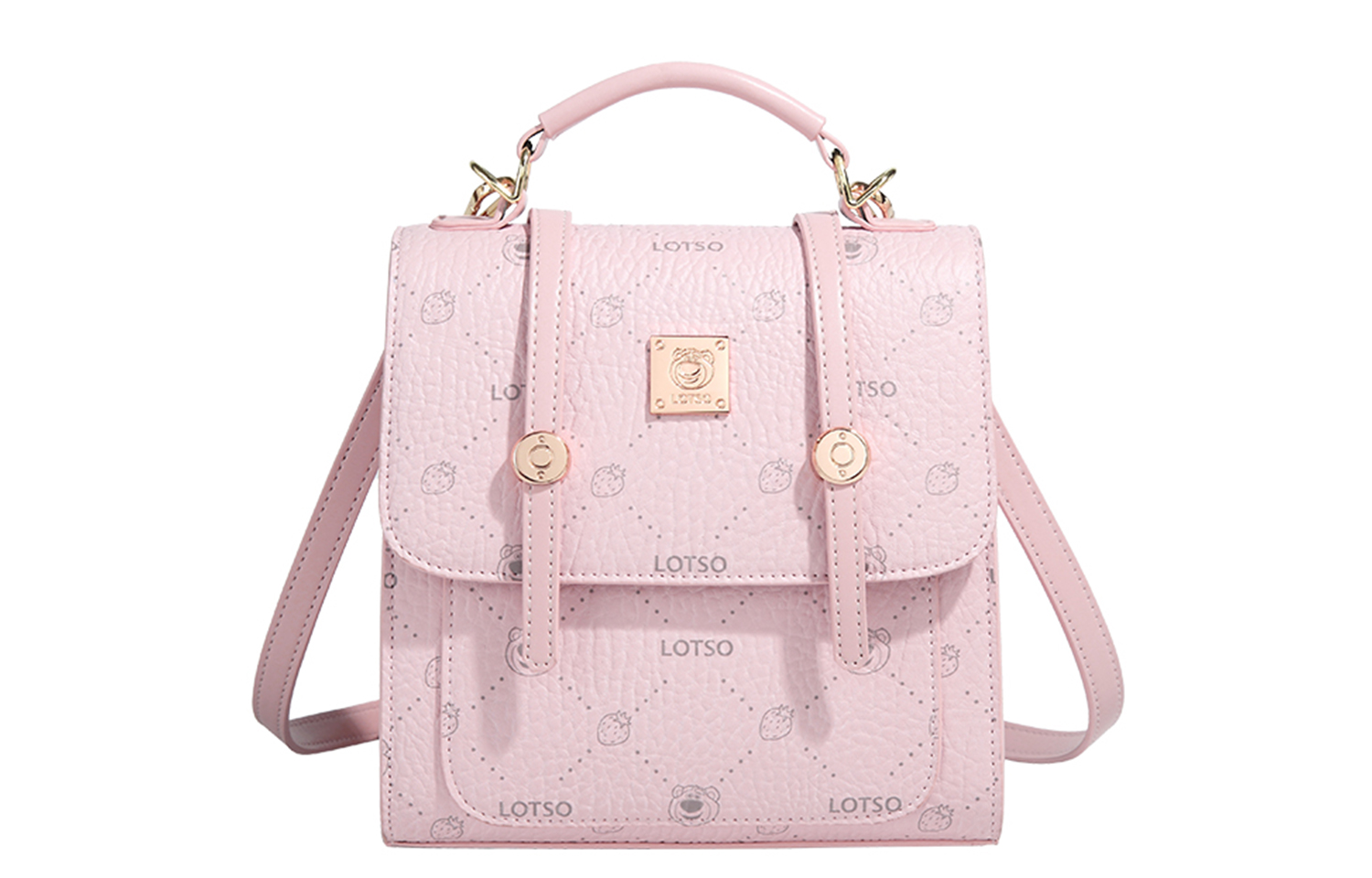 Disney Сумка через плечо из ПВХ серии Strawberry Bear
Disney Сумка через плечо из ПВХ серии Strawberry Bear