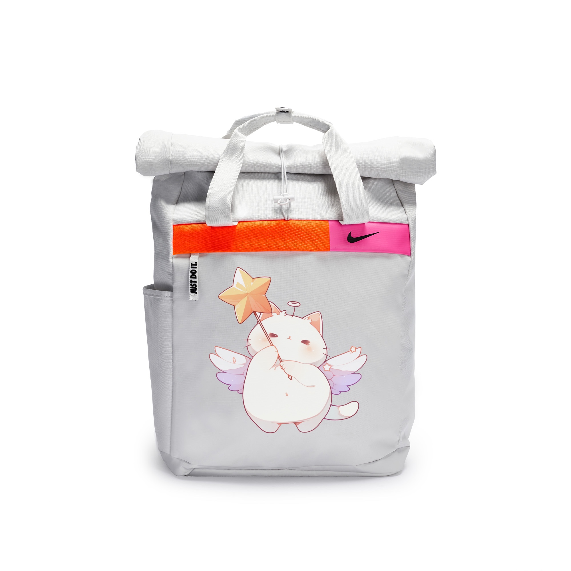 Nike Полиэстеровый граффити рюкзак повседневный унисекс светло-серебристый серый, Stars Kitten
Nike Полиэстеровый граффити рюкзак повседневный унисекс светло-серебристый серый, Stars Kitten