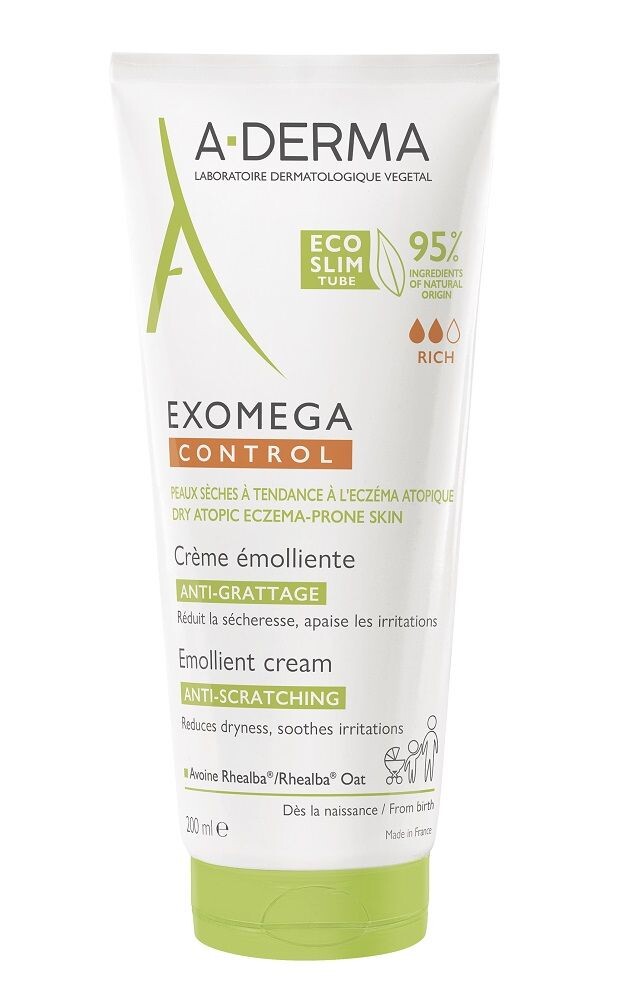Aderma Exomega Control смягчающий крем, 200 ml
Aderma Exomega Control смягчающий крем, 200 ml