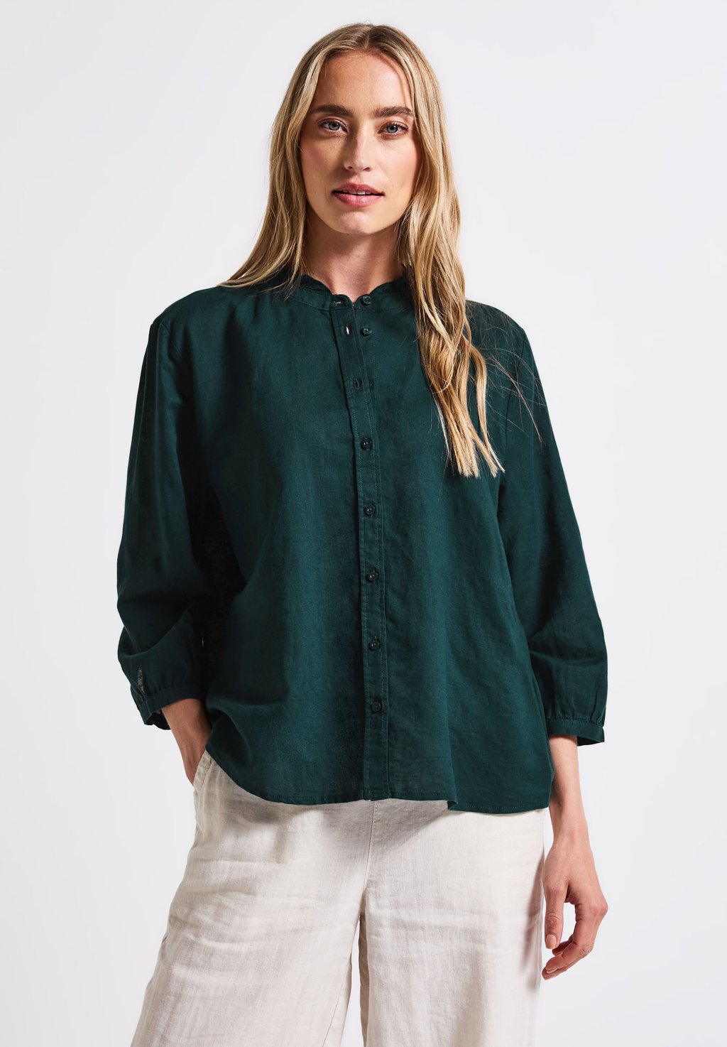 Блузка на пуговицах MIT RÜSCHEN Street One, цвет Grün
Блузка на пуговицах MIT RÜSCHEN Street One, цвет Grün