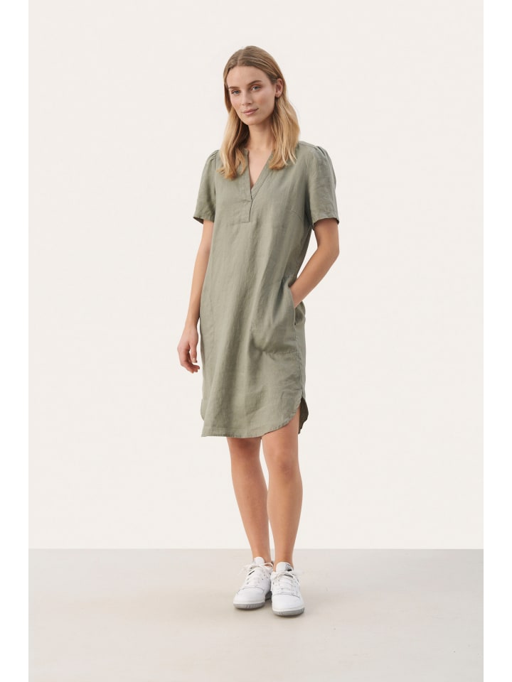 Платье AminasePW, прямого кроя, цвета ветивера PART TWO
Платье AminasePW, прямого кроя, цвета ветивера PART TWO