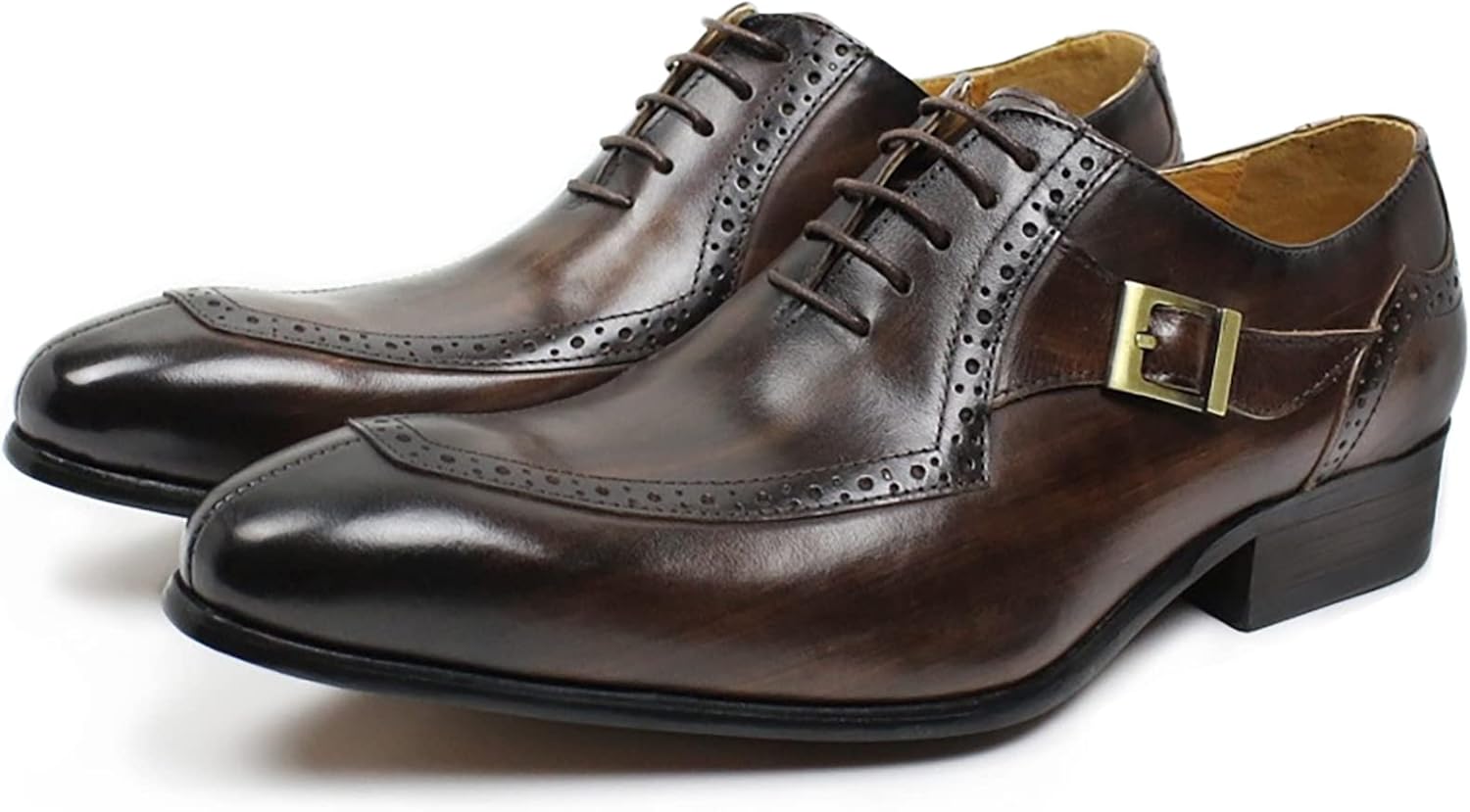 Мужские туфли из кожи с шнуровкой, броги, формальные ретро оксфорды, туфли для свадьбы и вечеринки, дышащие, черные - 42 Generic
Мужские туфли из кожи с шнуровкой, броги, формальные ретро оксфорды, туфли для свадьбы и вечеринки, дышащие, черные - 42 Generic