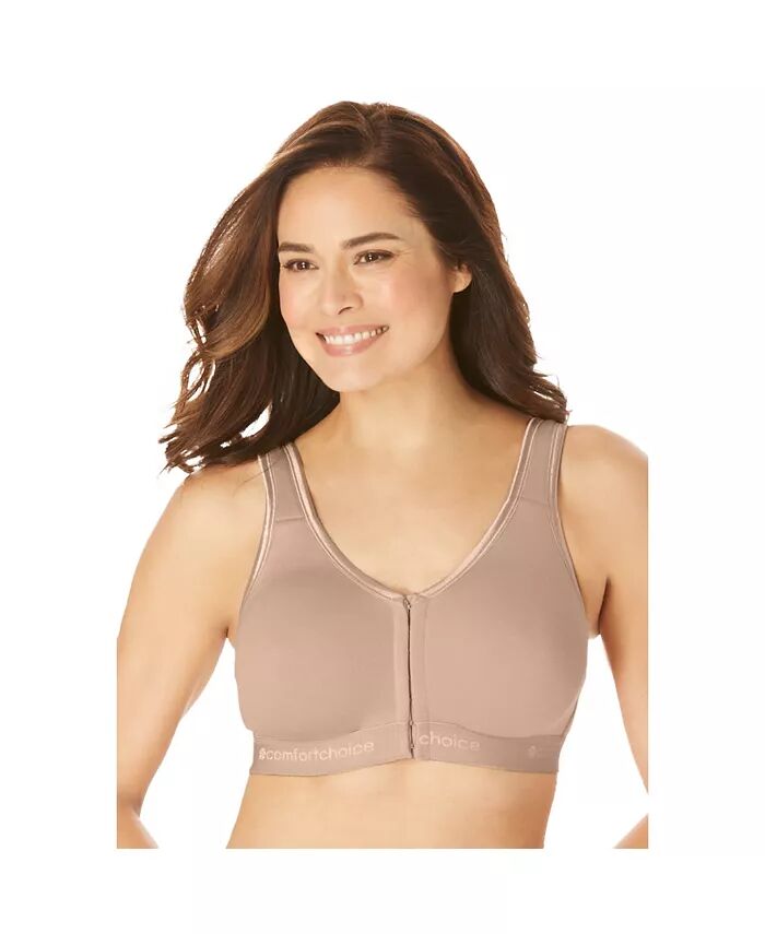 Женский бюстгальтер без косточек большого размера с застежкой спереди Comfort Choice, коричневый/бежевый
Женский бюстгальтер без косточек большого размера с застежкой спереди Comfort Choice, коричневый/бежевый