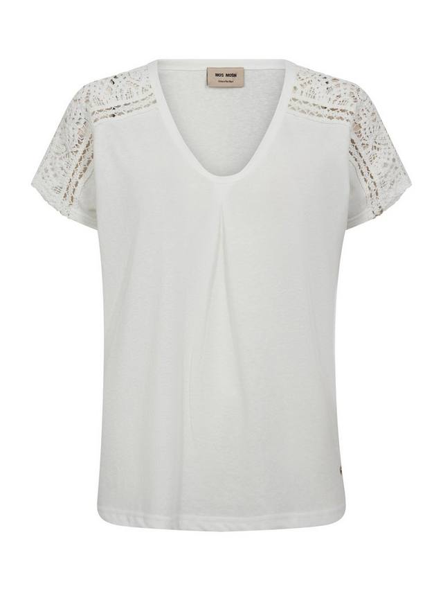 Футболка Dayo с V-образным вырезом и рукавами в технике Broderie Anglaise MOS MOSH, White
Футболка Dayo с V-образным вырезом и рукавами в технике Broderie Anglaise MOS MOSH, White