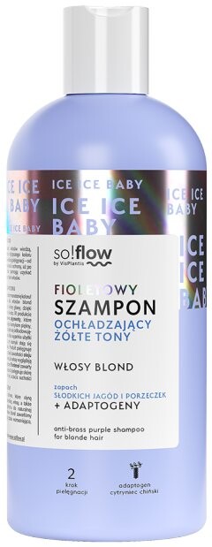 So!flow, Фиолетовый охлаждающий шампунь для светлых волос желтых тонов, 300 мл
So!flow, Фиолетовый охлаждающий шампунь для светлых волос желтых тонов, 300 мл