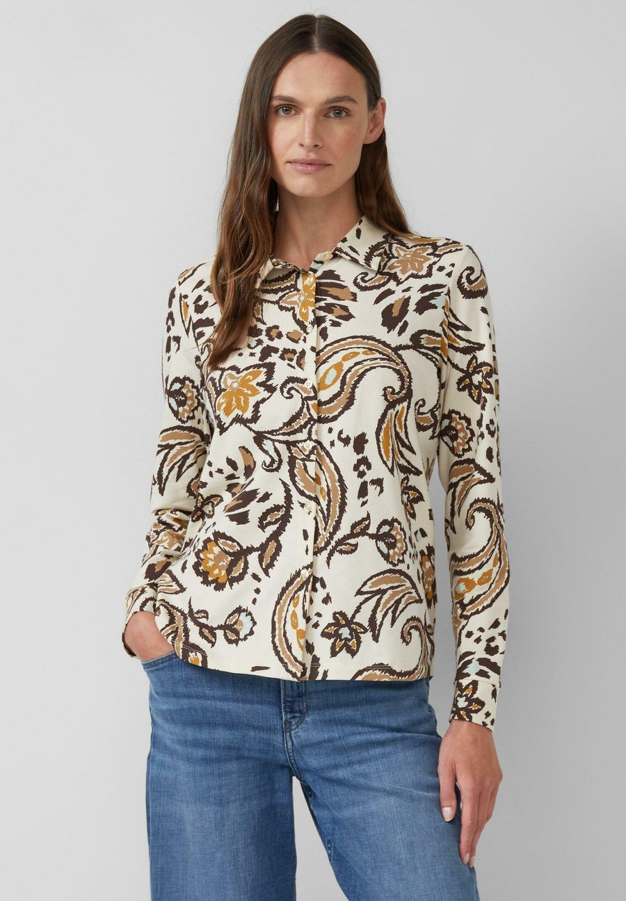 Блуза s.Oliver Button-down blouse, Creme/Off-White
Блуза s.Oliver Button-down blouse, Creme/Off-White