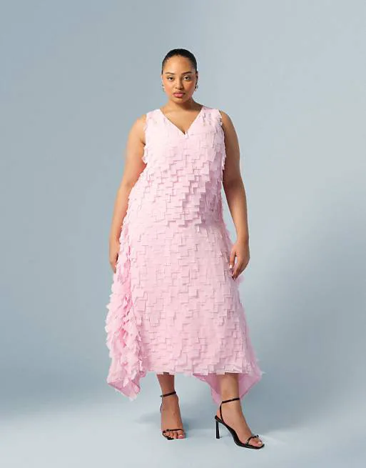 Розовое фактурное платье макси квадратного кроя ARRANGE Curve
Розовое фактурное платье макси квадратного кроя ARRANGE Curve