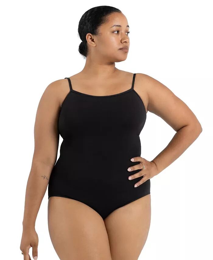 Женский классический купальник-комбинезон с регулируемыми бретелями Capezio, черный 
Женский классический купальник-комбинезон с регулируемыми бретелями Capezio, черный