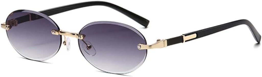 Солнцезащитные очки с защитой от УФ-излучения UV400 | Металлические овальные градиентные линзы | Для женщин и мужчин | Для занятий спортом на открытом воздухе и вождения DSVIGF, Gold-gray
Солнцезащитные очки с защитой от УФ-излучения UV400 | Металлические овальные градиентные линзы | Для женщин и мужчин | Для занятий спортом на открытом воздухе и вождения DSVIGF, Gold-gray