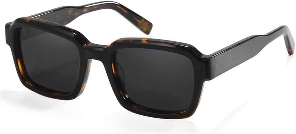 Солнцезащитные очки в стиле панк из ацетата для мужчин, ретро-очки с поляризованными линзами, прямоугольной формы, солнцезащитные очки для женщин, защита от УФ-излучения UV400 VFDHN, Tortoise Gray
Солнцезащитные очки в стиле панк из ацетата для мужчин, ретро-очки с поляризованными линзами, прямоугольной формы, солнцезащитные очки для женщин, защита от УФ-излучения UV400 VFDHN, Tortoise Gray