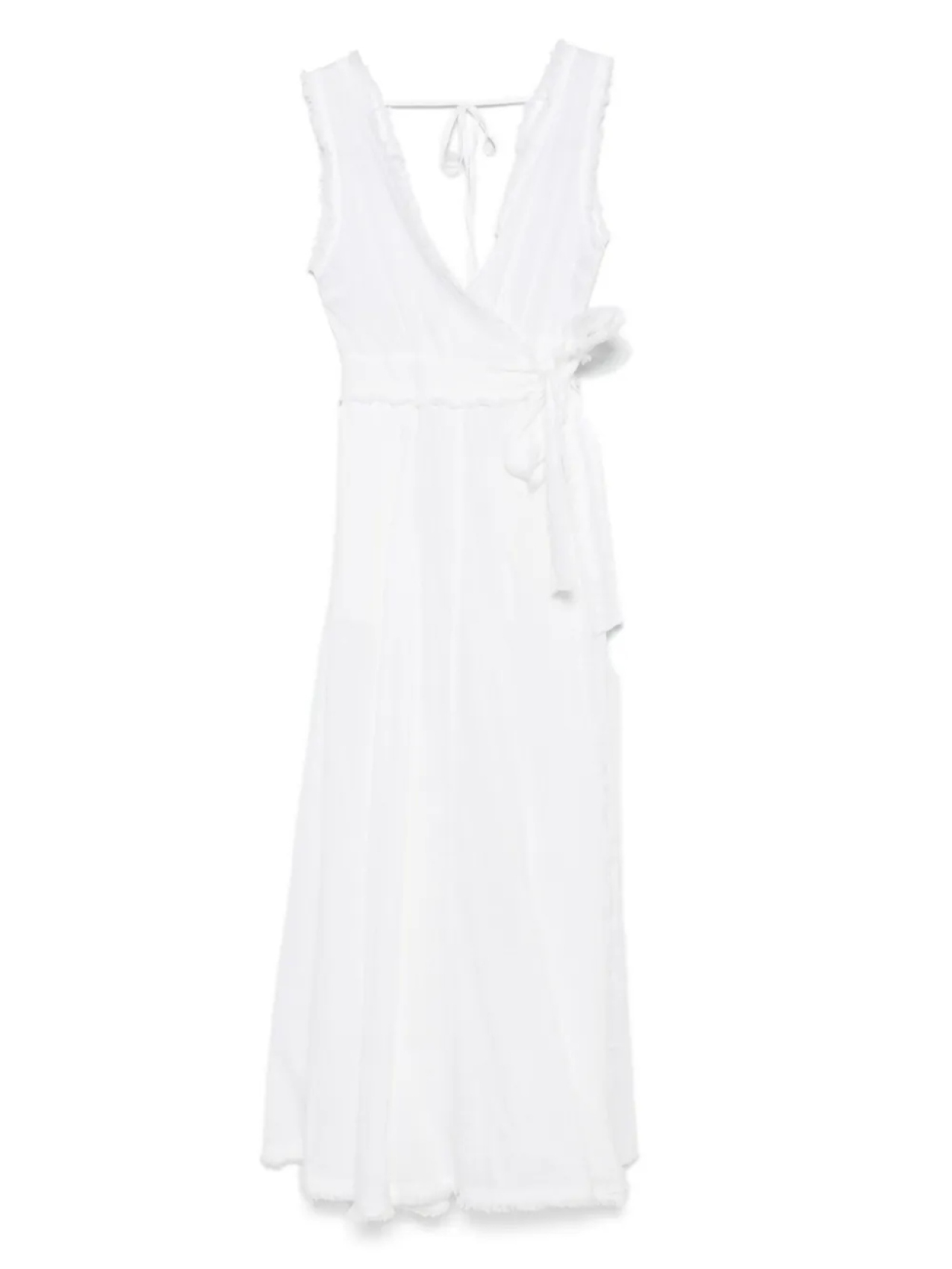 Платье миди с бахромой P.A.R.O.S.H., белый
Платье миди с бахромой P.A.R.O.S.H., белый