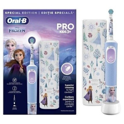 Oral-B Электрическая зубная щетка Frozen на срок от 3 лет
Oral-B Электрическая зубная щетка Frozen на срок от 3 лет