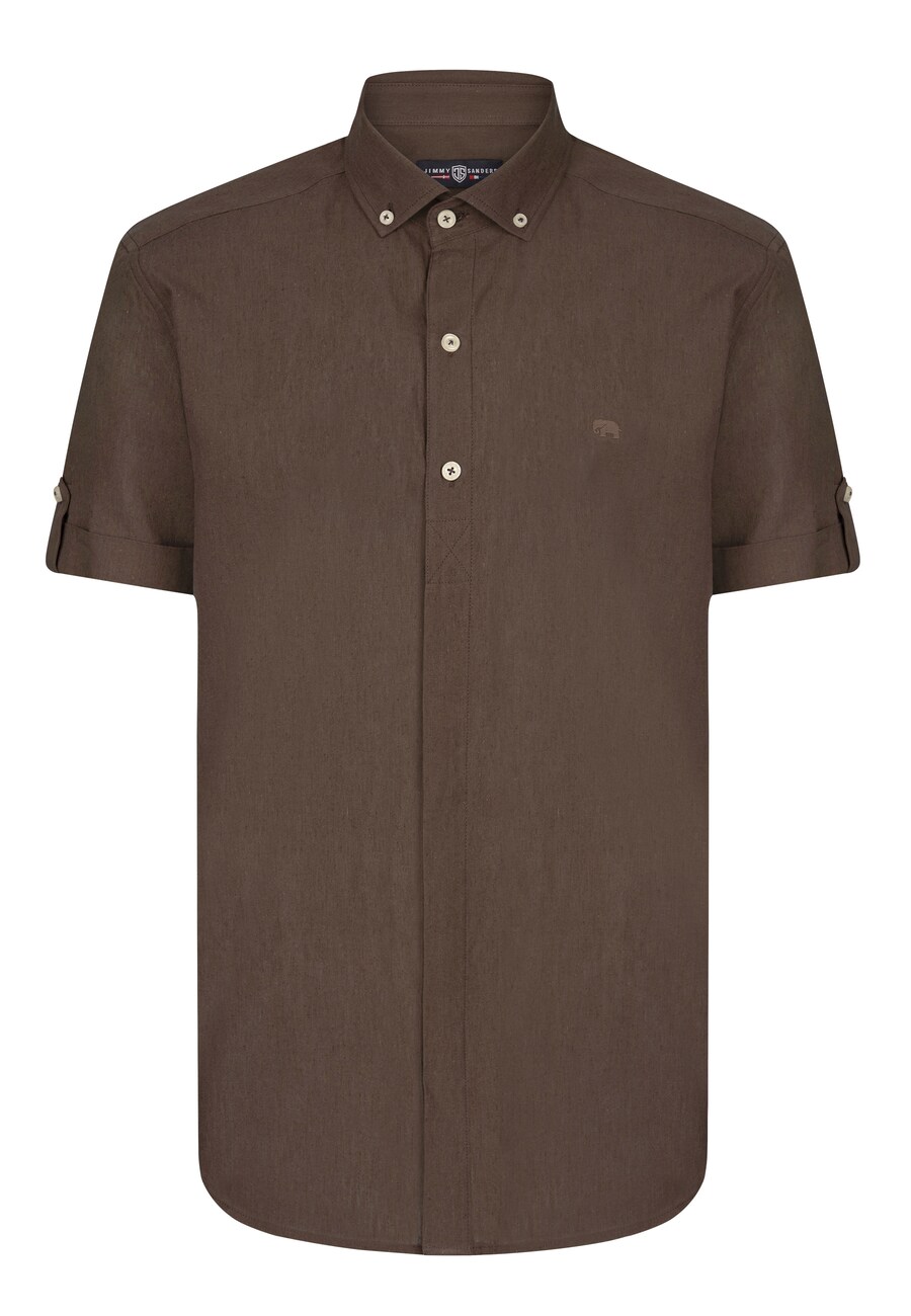 Рубашка обычного кроя на пуговицах Jimmy Sanders, темно-коричневый
Рубашка обычного кроя на пуговицах Jimmy Sanders, темно-коричневый
