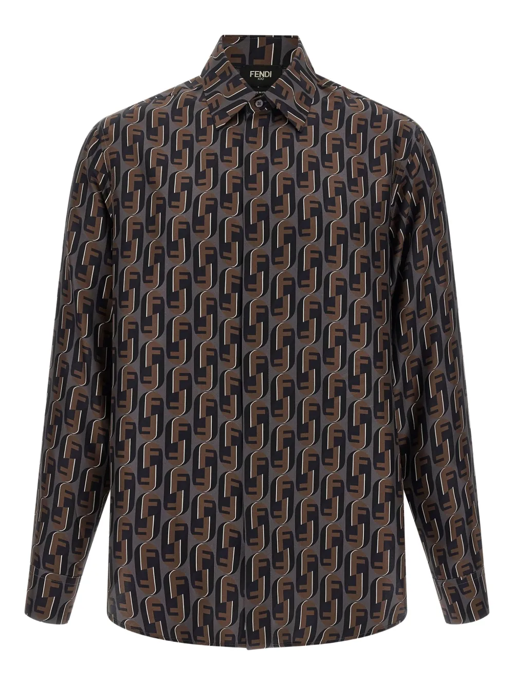 Рубашка с принтом nity FENDI, коричневый
Рубашка с принтом nity FENDI, коричневый