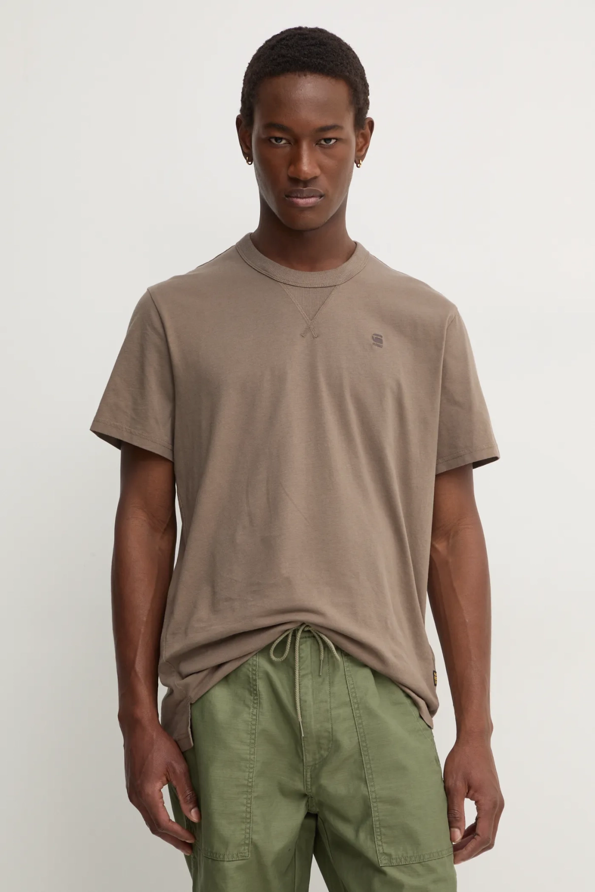 Хлопковая футболка G-Star Raw, коричневый
Хлопковая футболка G-Star Raw, коричневый