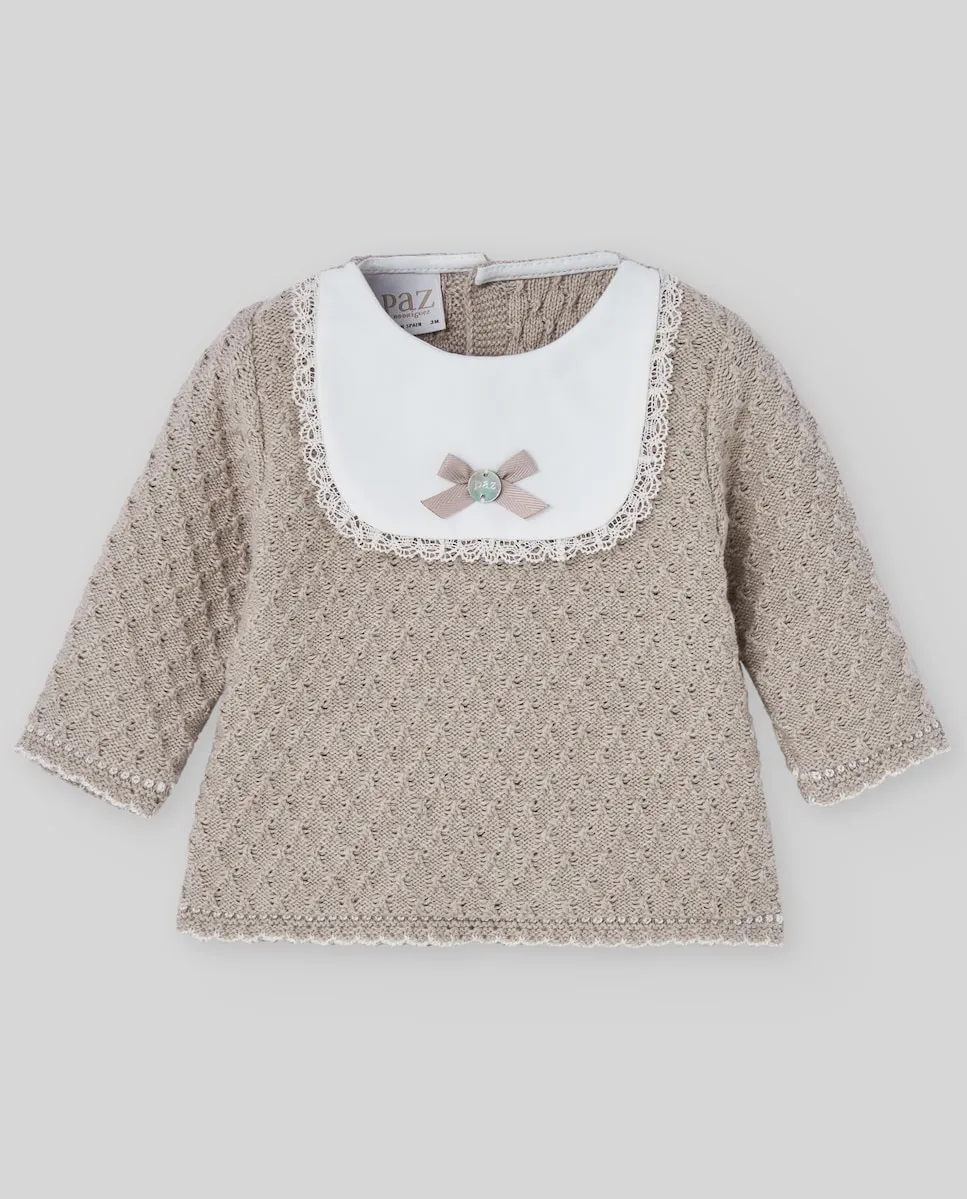 Вязаный детский жакет с текстурой, коллекция Пони PAZ Rodríguez, светло-коричневый
Вязаный детский жакет с текстурой, коллекция Пони PAZ Rodríguez, светло-коричневый