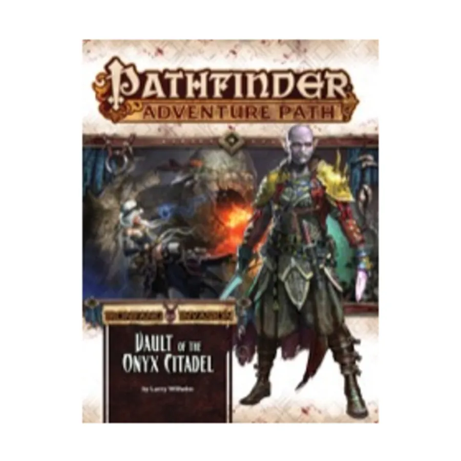 #120 "Ironfang Invasion #6 - Vault of the Onyx Citadel", Pathfinder Roleplaying Game (1st Edition) - Adventure Path #091 - #120, мягкая обложка
#120 "Ironfang Invasion #6 - Vault of the Onyx Citadel", Pathfinder Roleplaying Game (1st Edition) - Adventure Path #091 - #120, мягкая обложка