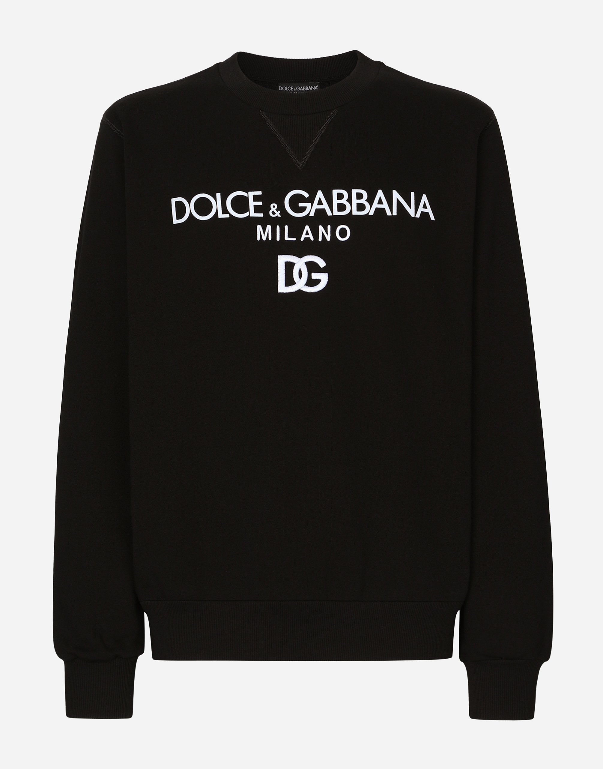 Джерси-свитшот с вышивкой dg Dolce & Gabbana, черный
Джерси-свитшот с вышивкой dg Dolce & Gabbana, черный