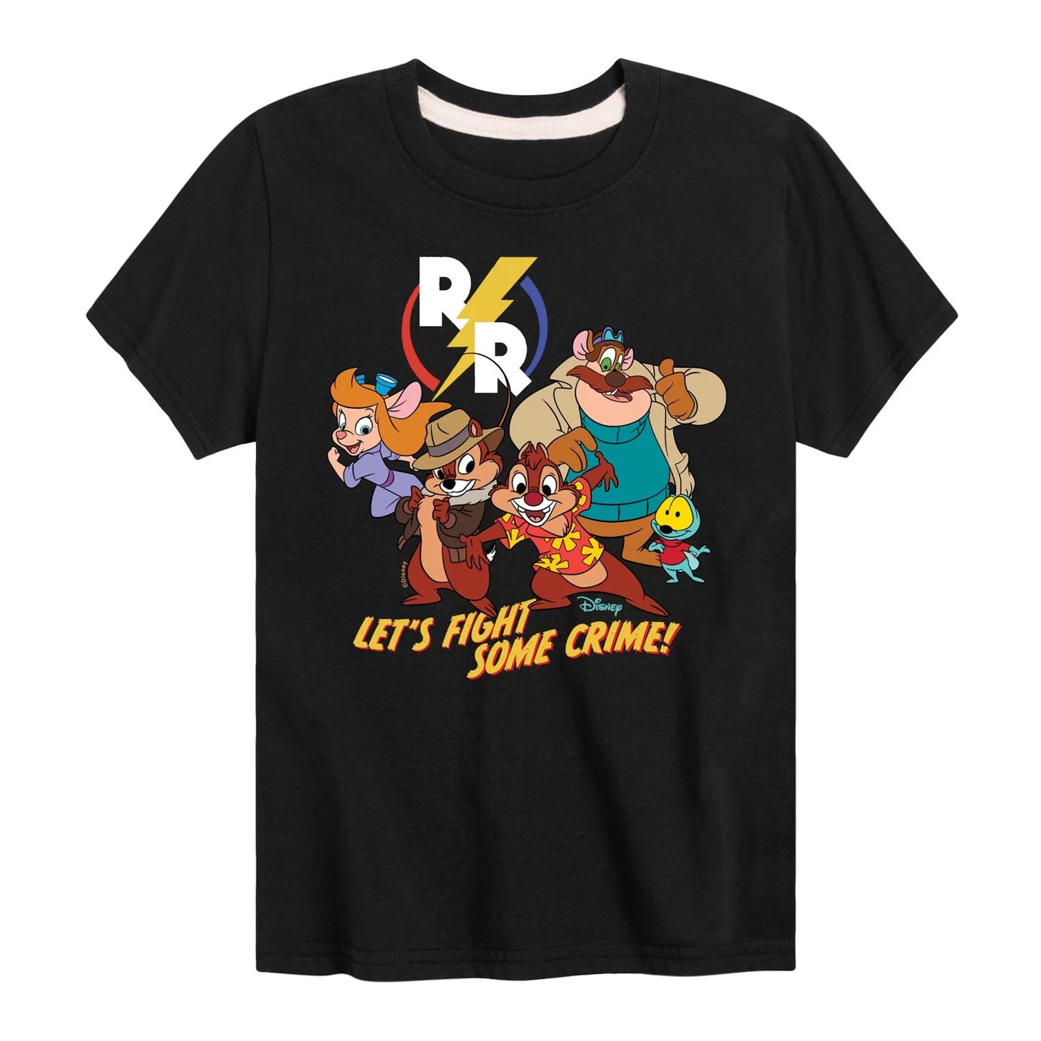 Футболка с рисунком «Давайте сразимся с преступностью» для мальчиков 8–20 лет Disney's Chip N Dale Licensed Character, черный
Футболка с рисунком «Давайте сразимся с преступностью» для мальчиков 8–20 лет Disney's Chip N Dale Licensed Character, черный